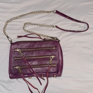 Rebecca Minkoff mini zip leather crossbody